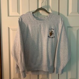 Old Navy Embroidered Crew Neck Sweatshirt
